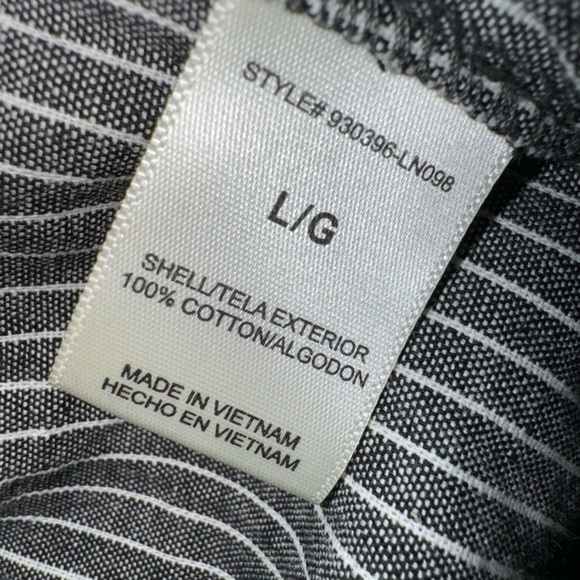 HAVE Open Grey Pinstripe lightweight Jacket 3/4 sleeves - Picture 8 of 10